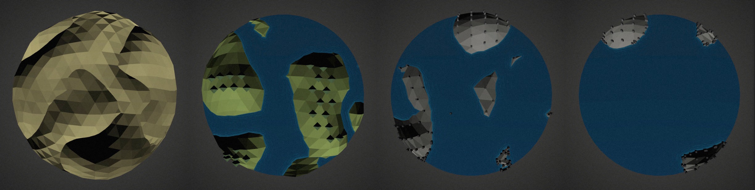 Observer, different phases of the virtual world