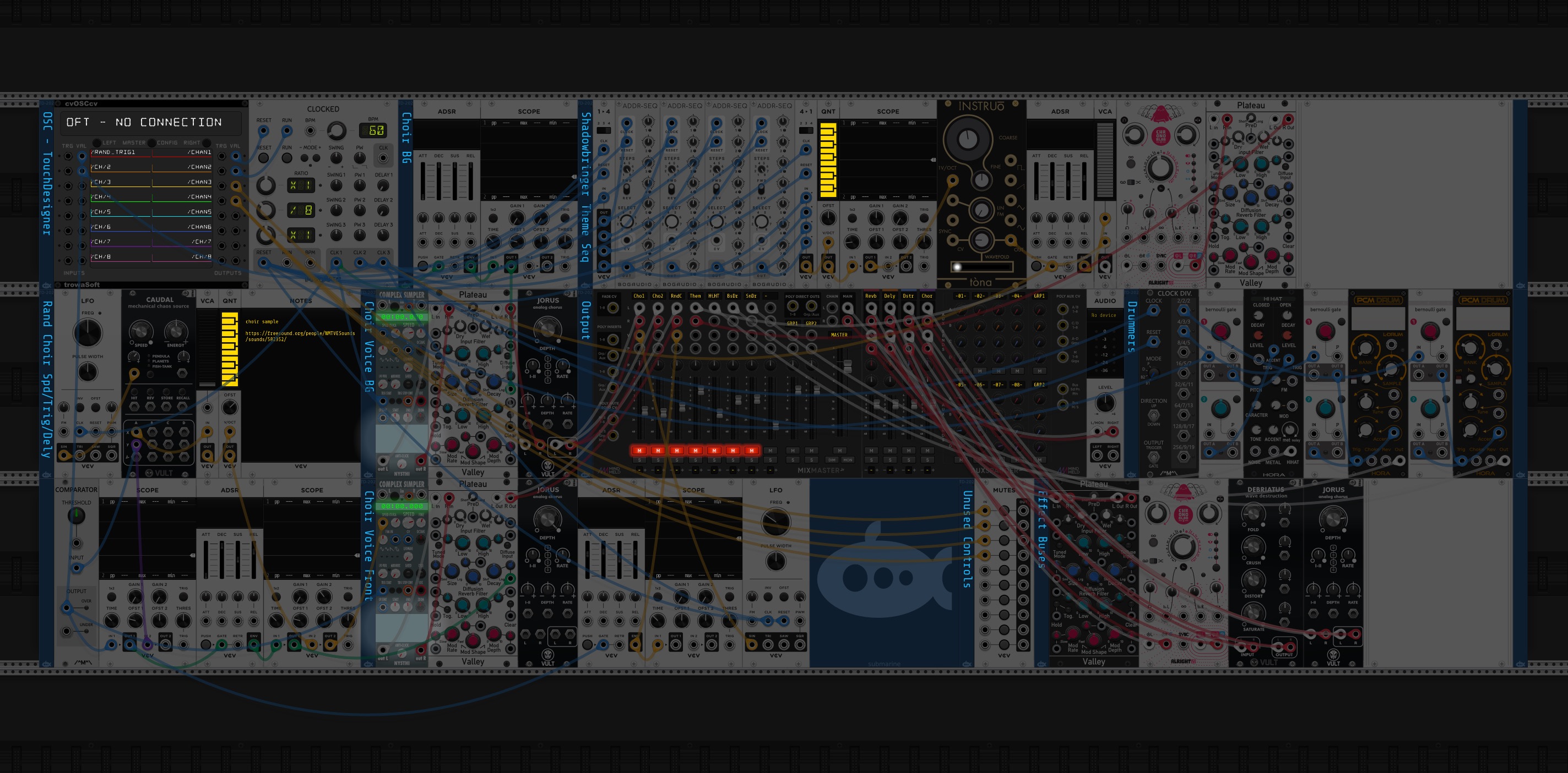 Observer, VCV Rack virtual synthesiser rack